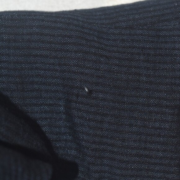 Vintage 90s 1990s Romeo Gigli Linen Striped Blazer Metallic Accents S 40 - Picture 10 of 15